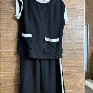 Amazon Black and White Track Pants & Joggers